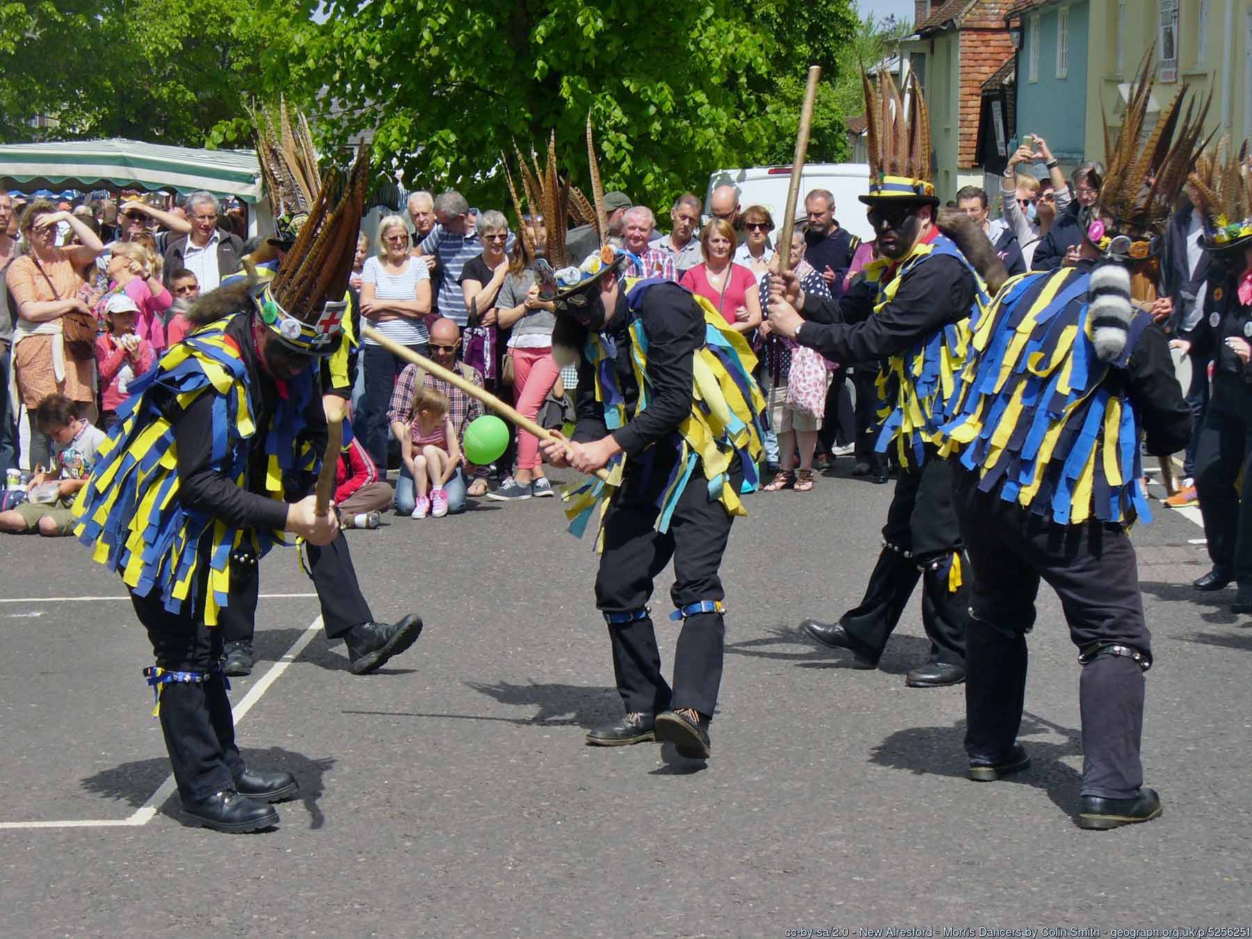 Alresford Watercress Festival. Morris dancers