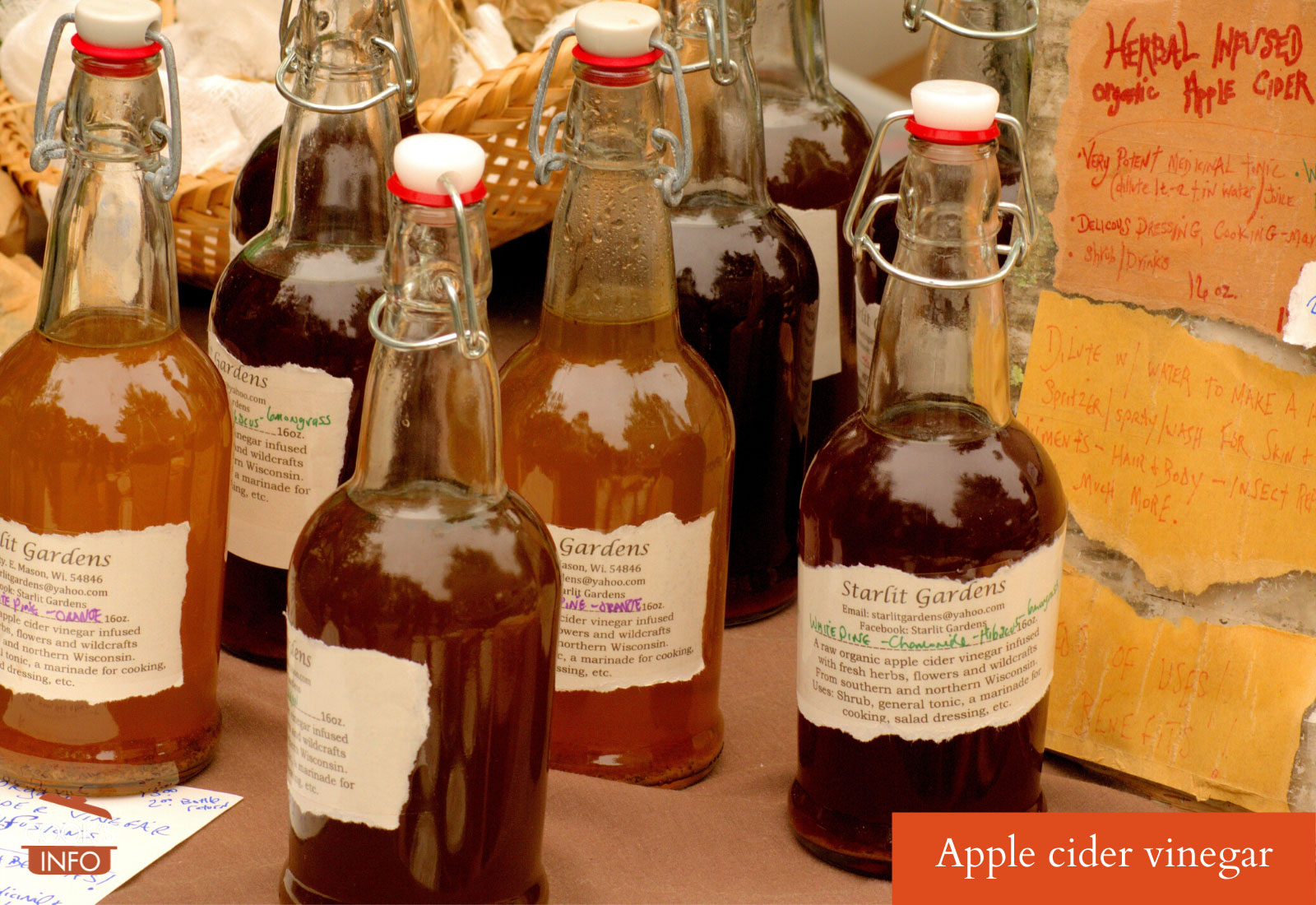 Craft apple cider vinegars