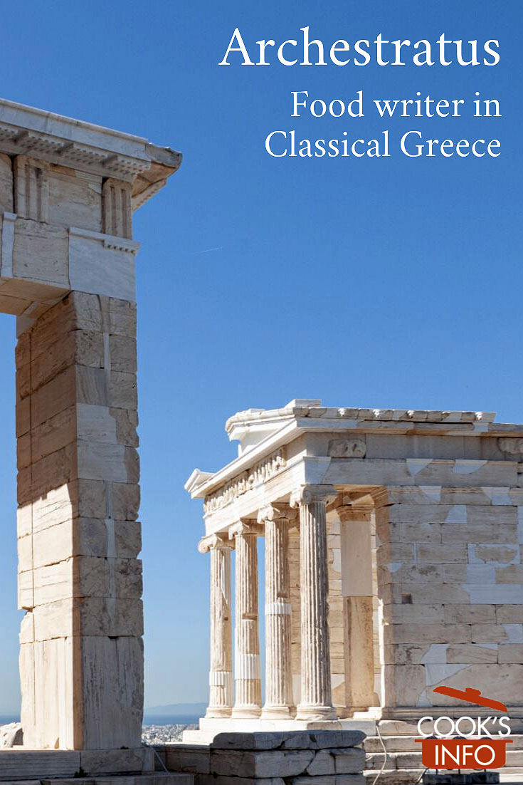 Archestratus: food writer in classical Greece