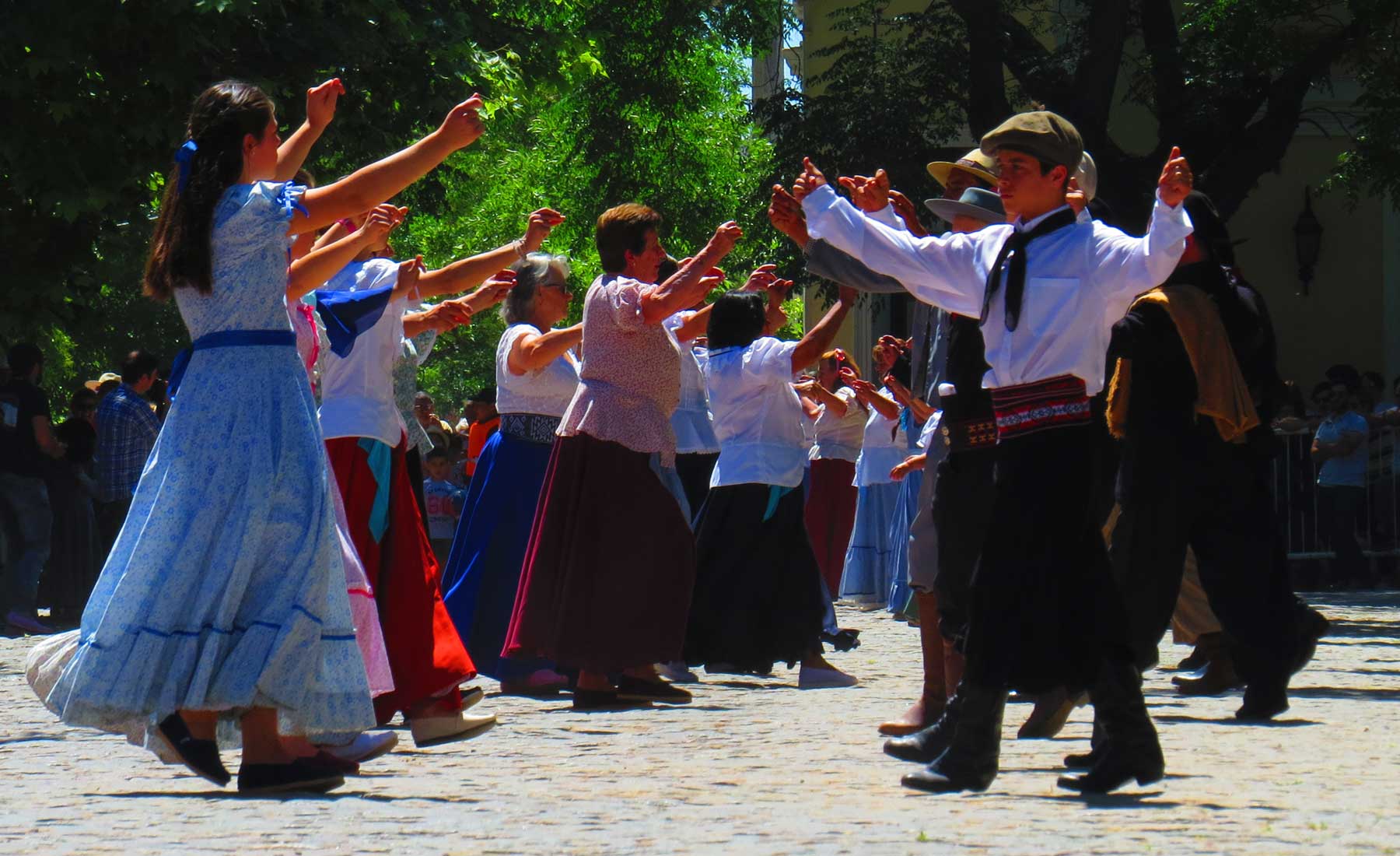 Dancers at Fiesta de la Tradición Argentina