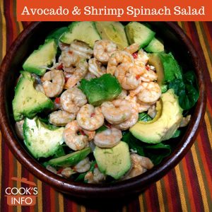 Avocado & Shrimp Spinach Salad