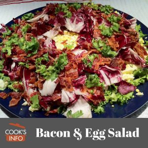 Bacon and egg salad