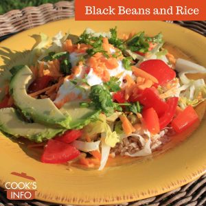 Black beans and rice