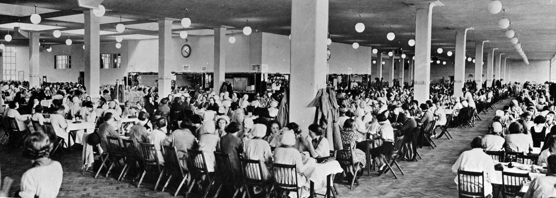 Factory canteen, 1943