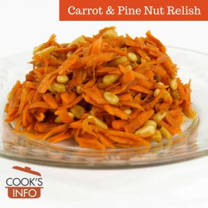 Carrot & Pine Nut Relish