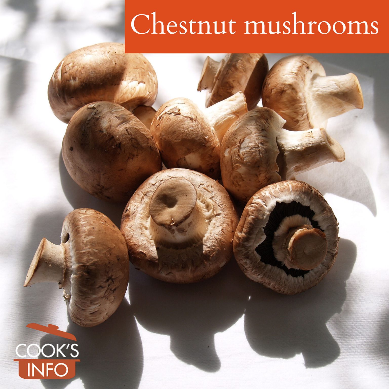 Chestnut Mushrooms CooksInfo