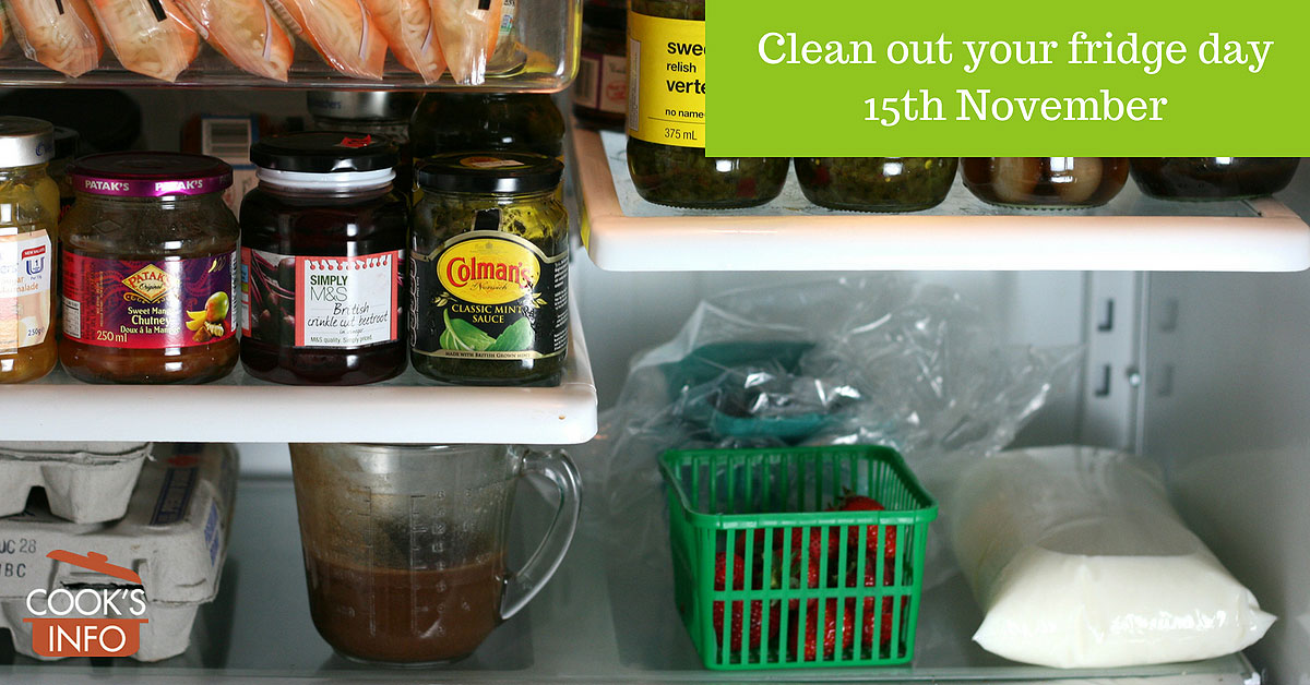 Clean Out Your Refrigerator Day CooksInfo