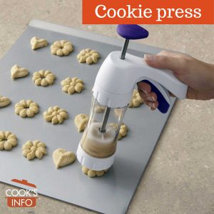 Pistol-style cookie press