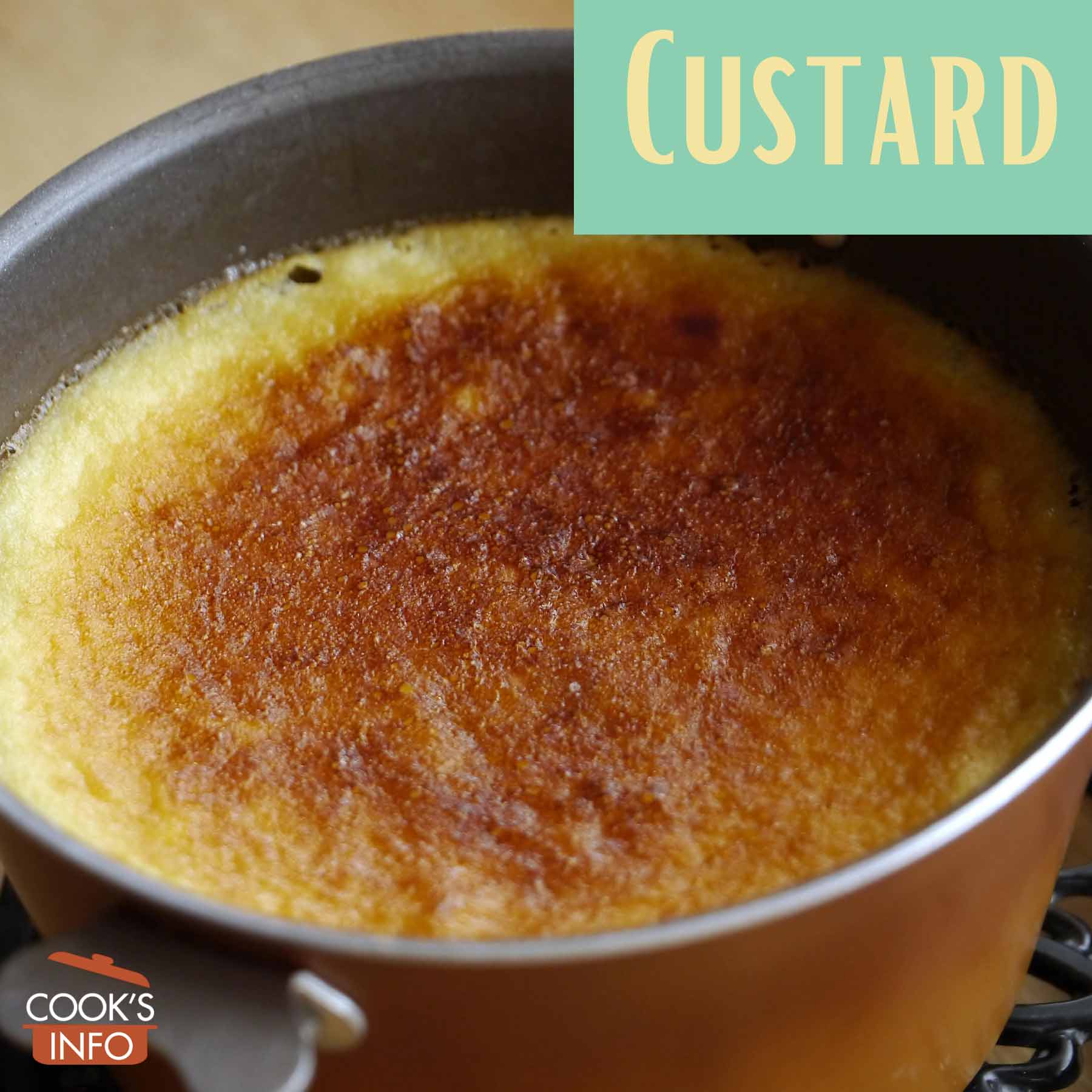 Baked custard