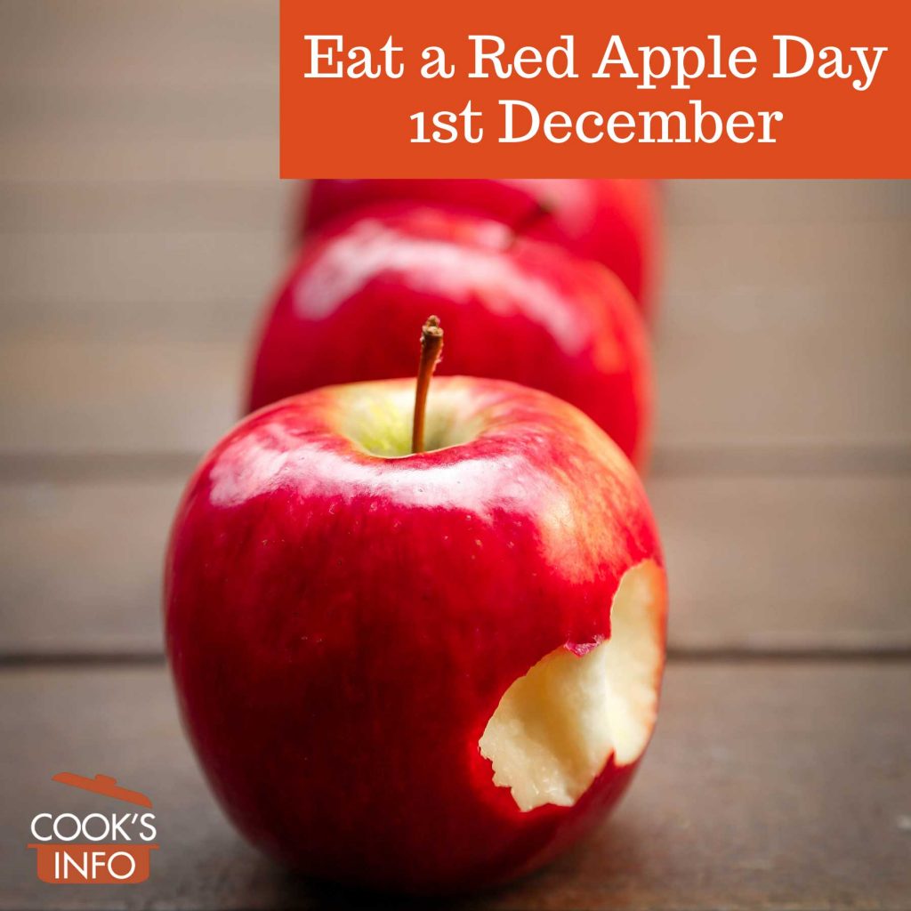 Eat a red apple day, 1st December