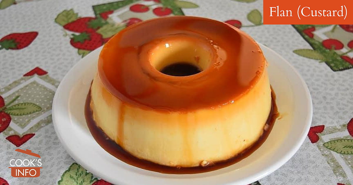 Flan (custard) CooksInfo