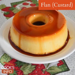 Leche custard flan