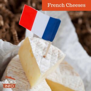 Cheese with French flag
