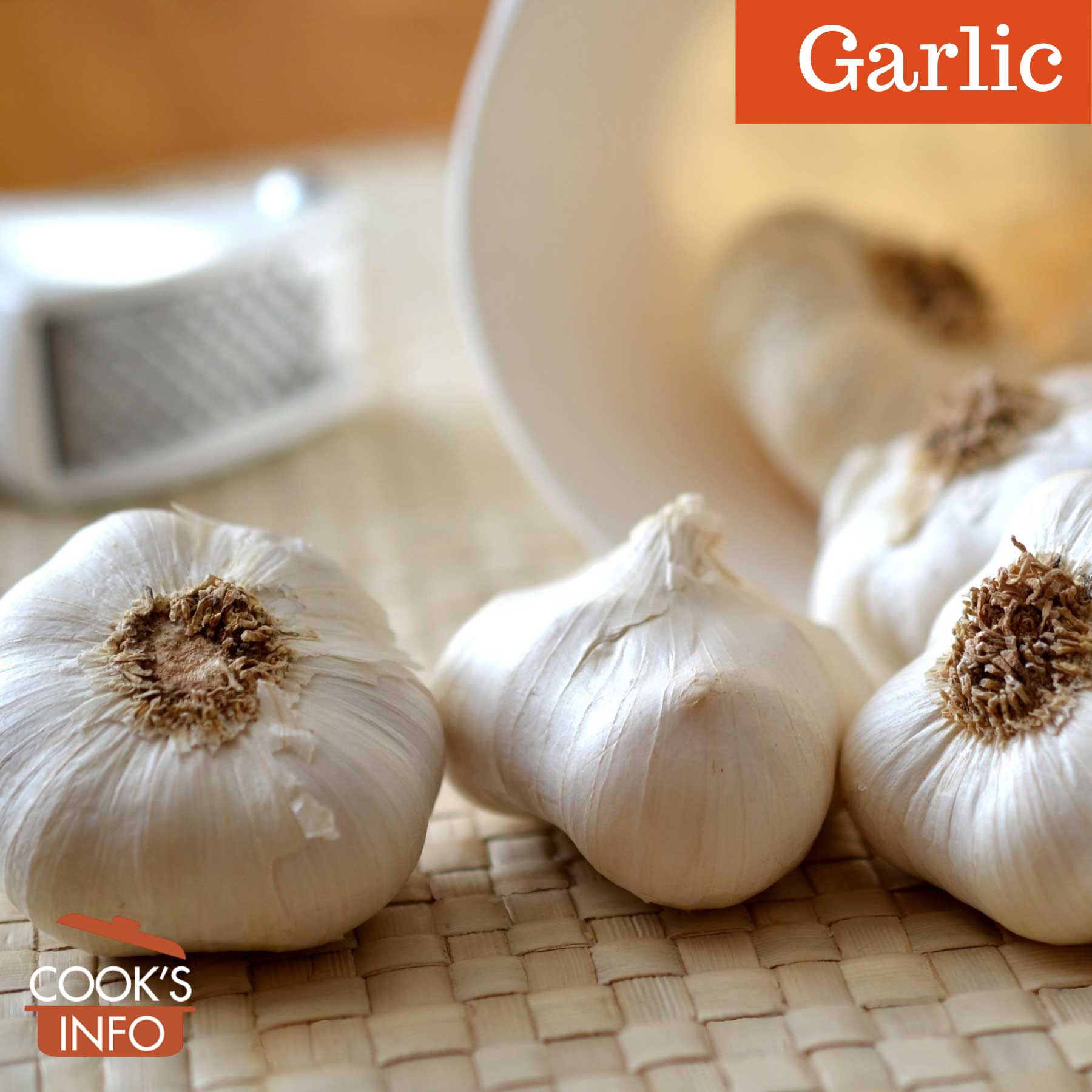 Heads of garlic