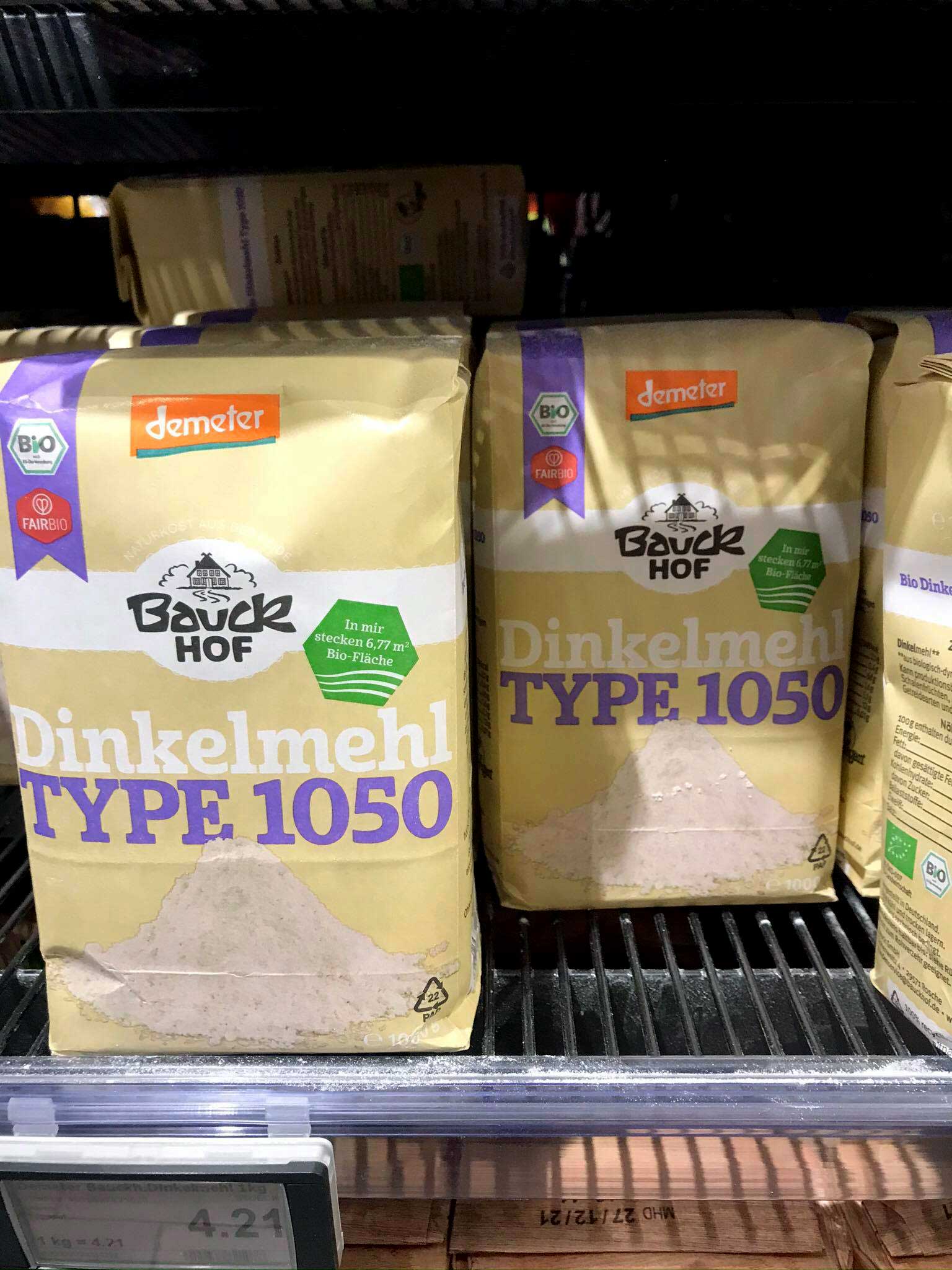 German spelt flour / Dinkelmehl type 1050