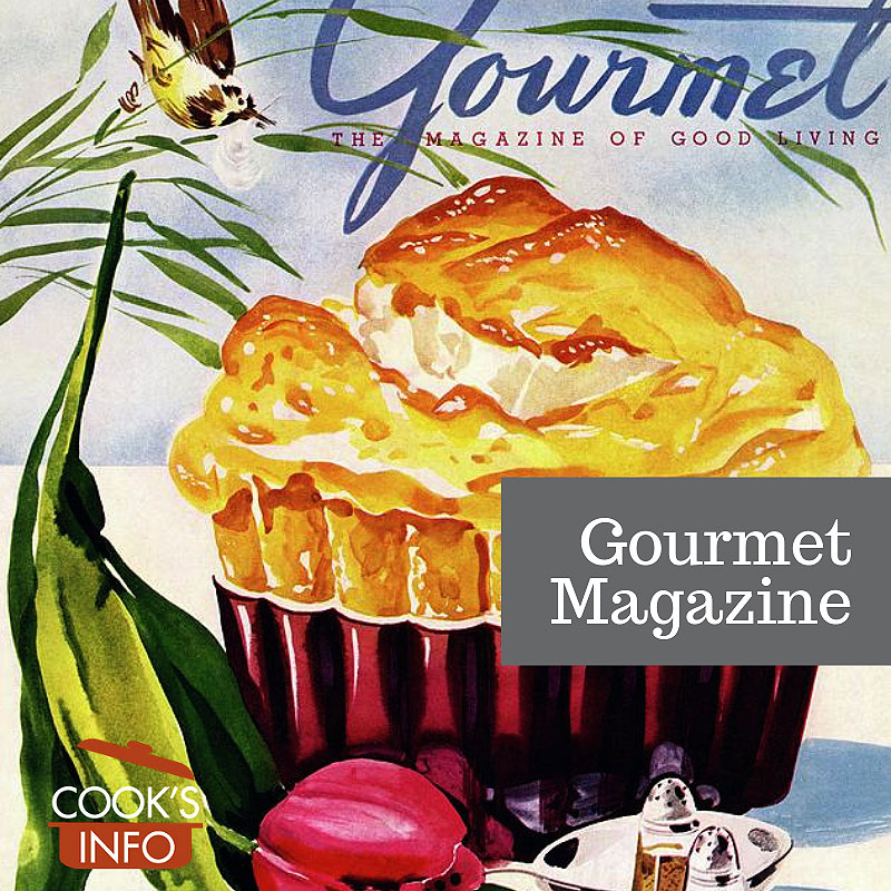 Gourmet Magazine April 1945