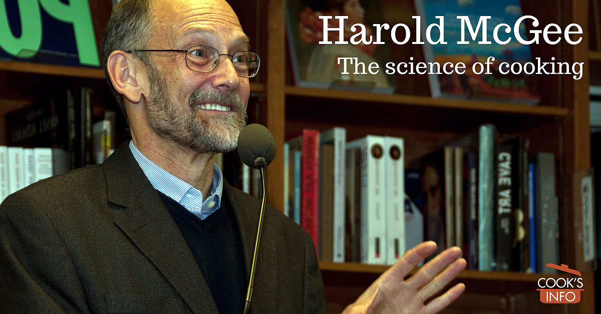 Harold McGee - CooksInfo