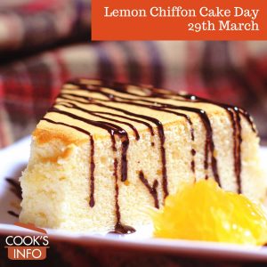 Lemon chiffon cake