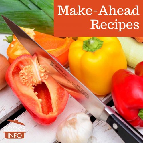 Vegetables being prepped