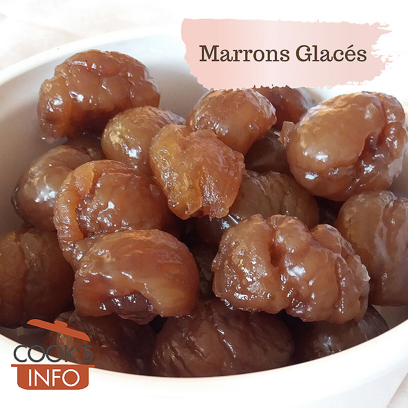 Marrons Glacés - CooksInfo