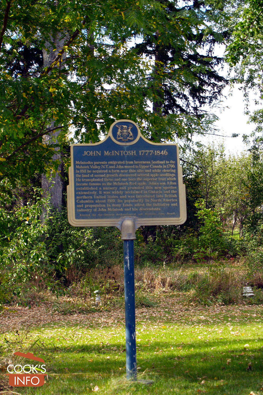 Historical plaque