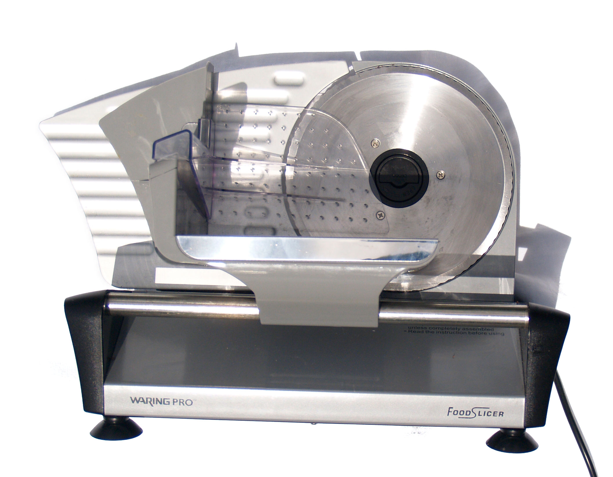 Consumer grade meat slicer