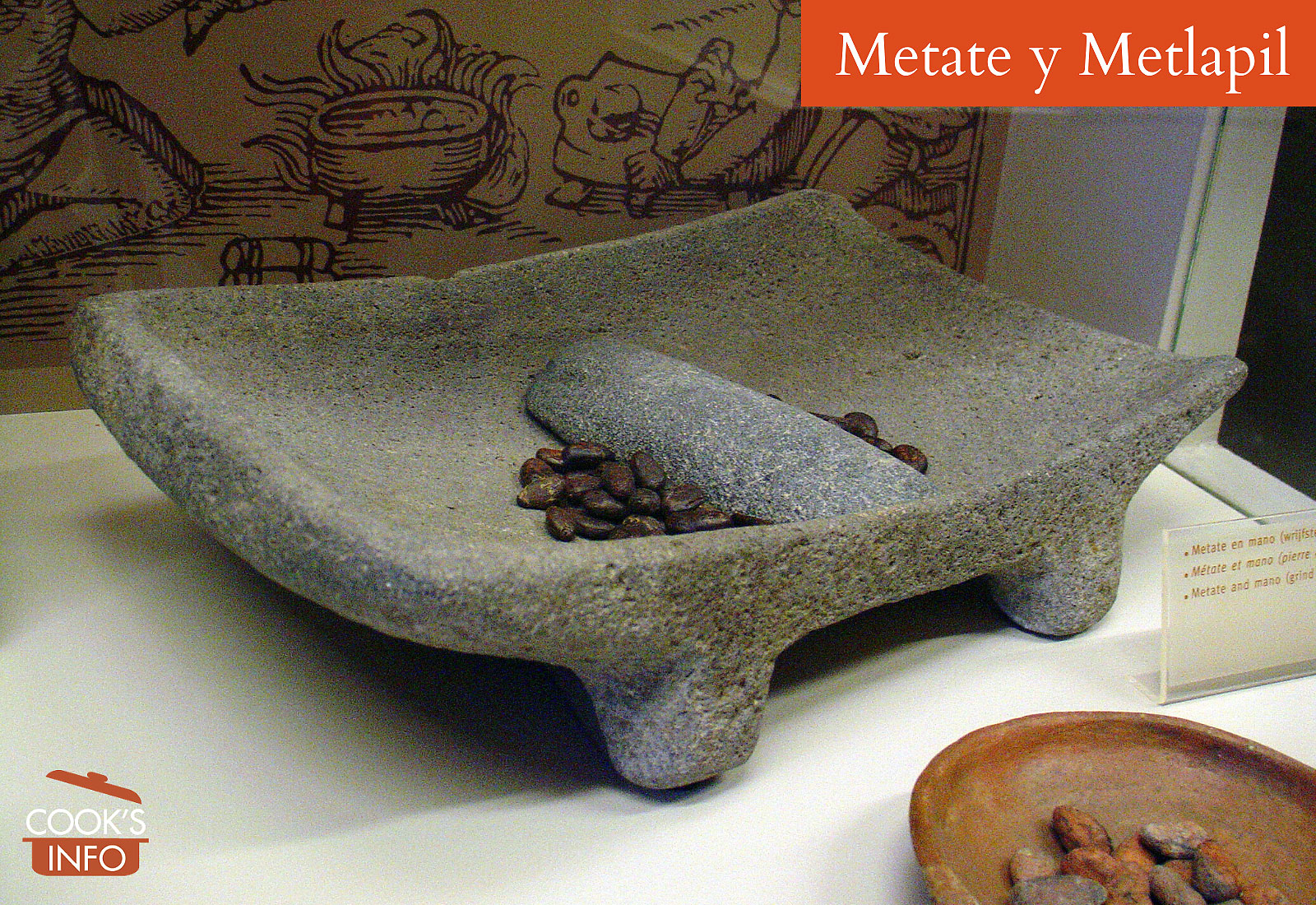 Metate y Metlapil