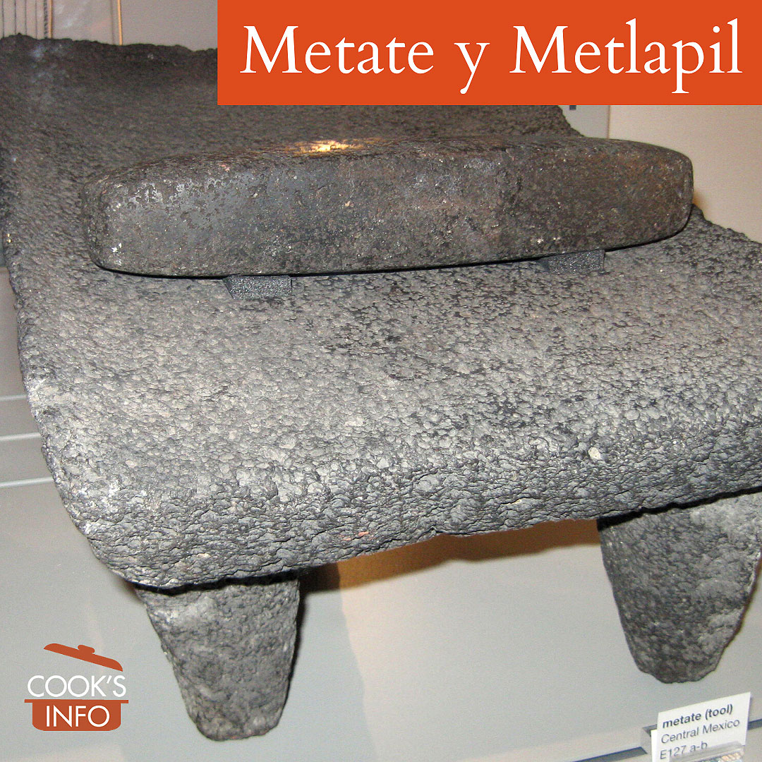 Metate y Metlapil