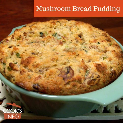 Mushroom pudding