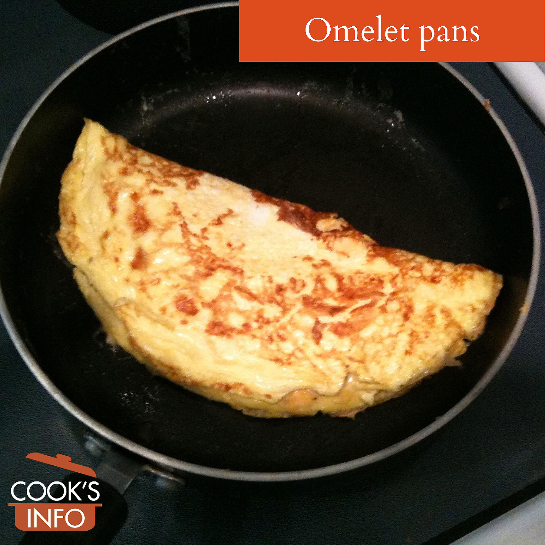 Omelet in omelet pan