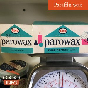 Box of paraffin wax, Esso brand