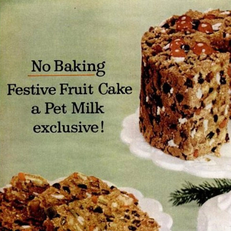 PET No-Bake Festive Fruitcake Recipe