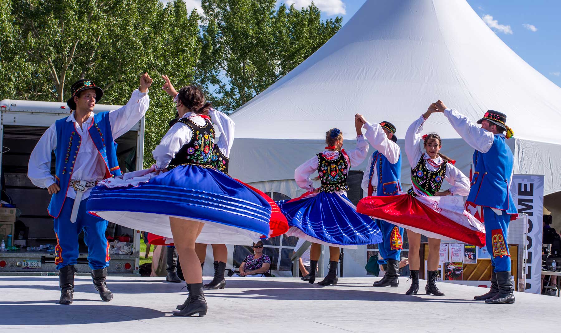 Polish dancing, Edmonton, Alberta, 2012