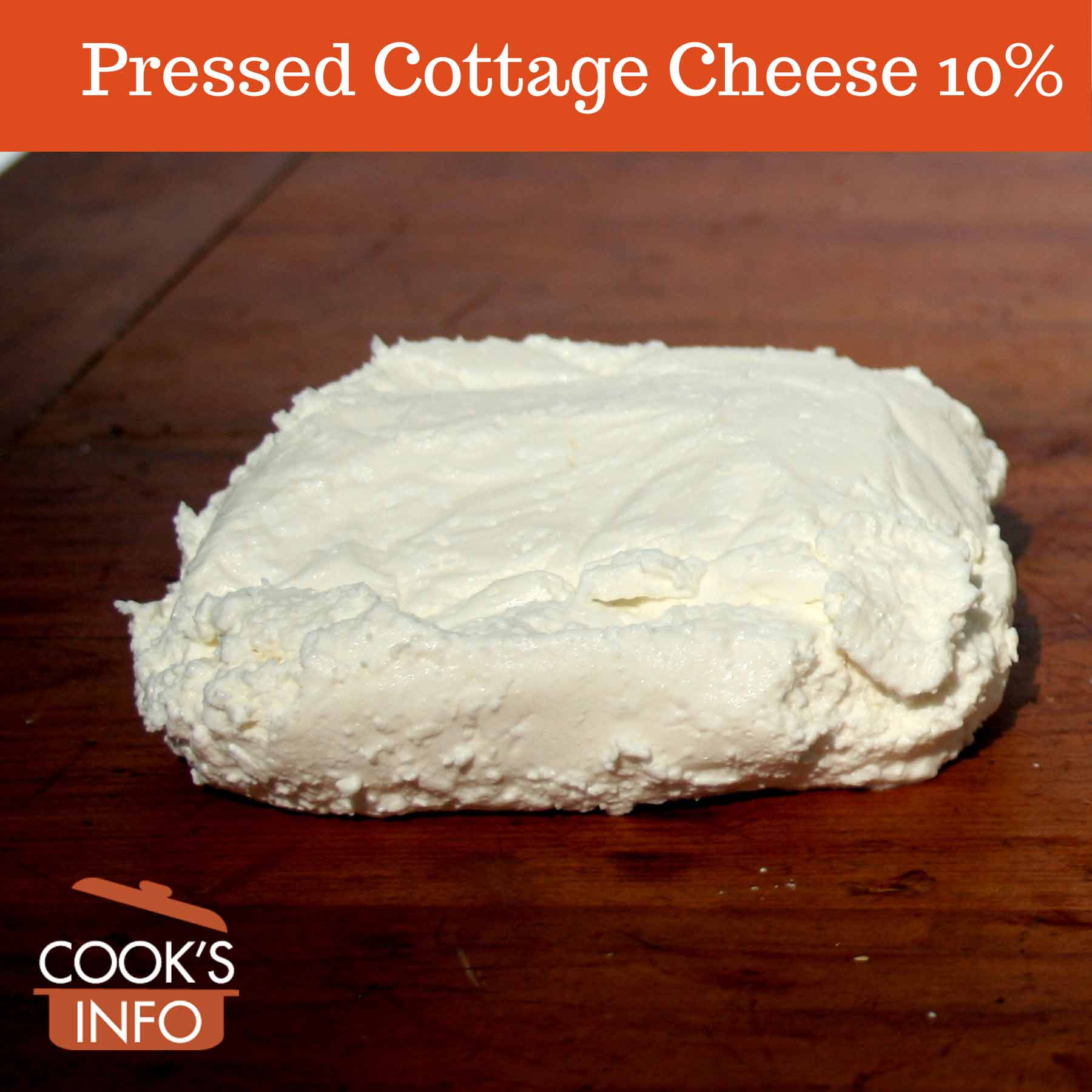 Pressed cottage cheese 10%