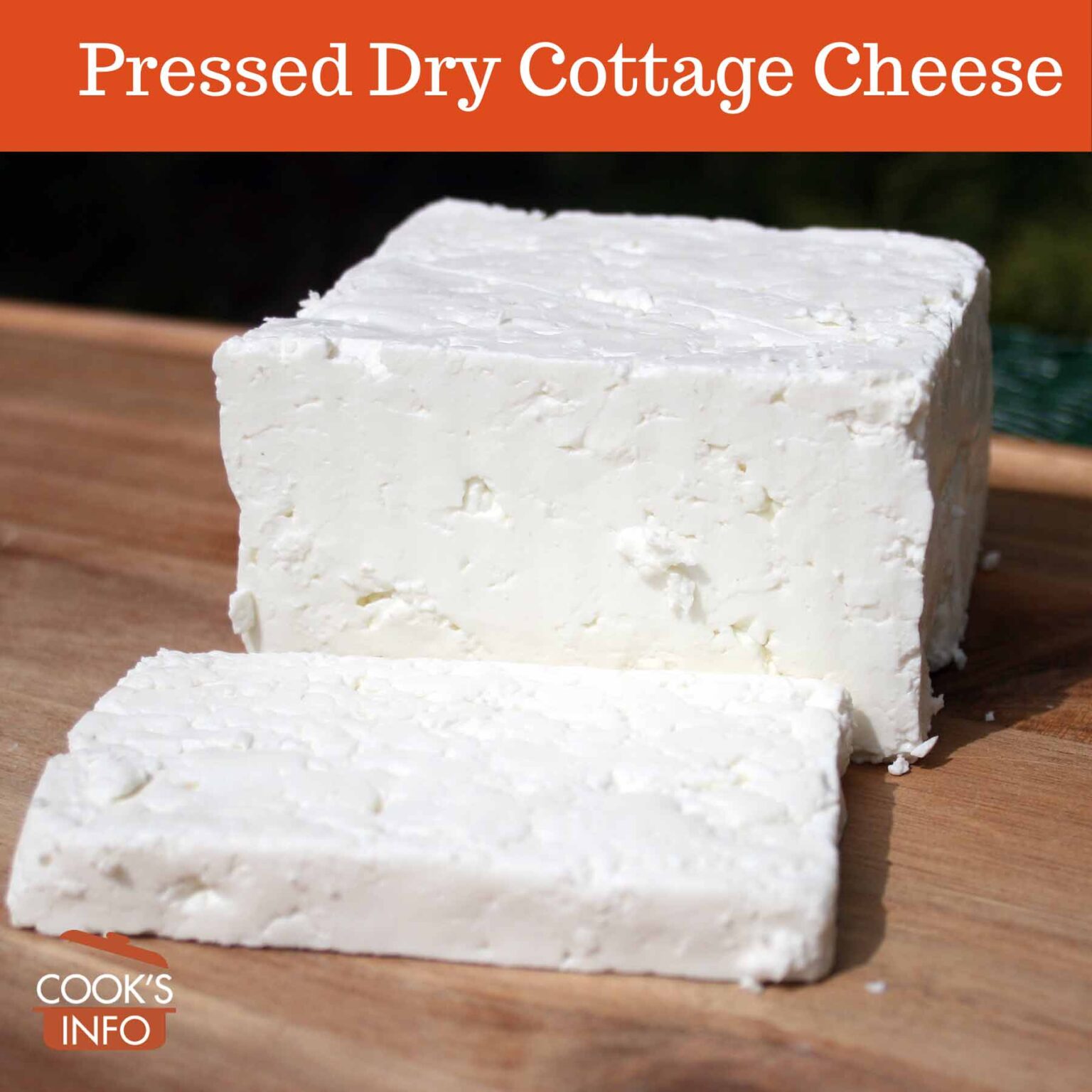 Pressed dry cottage cheese cooksinfo