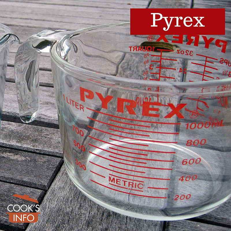 Pyrex measuring jugs