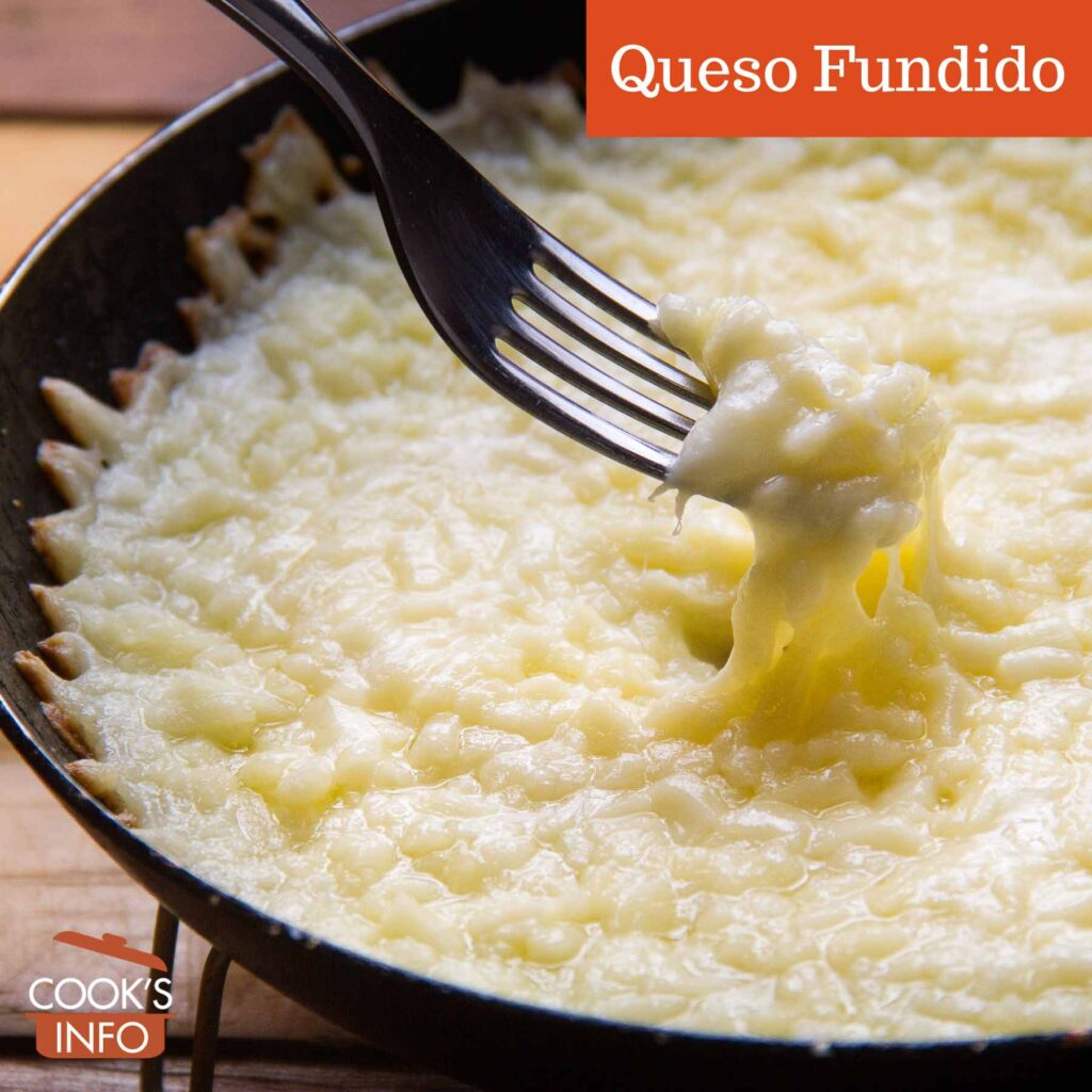 Queso fundido: Mexican melted cheese