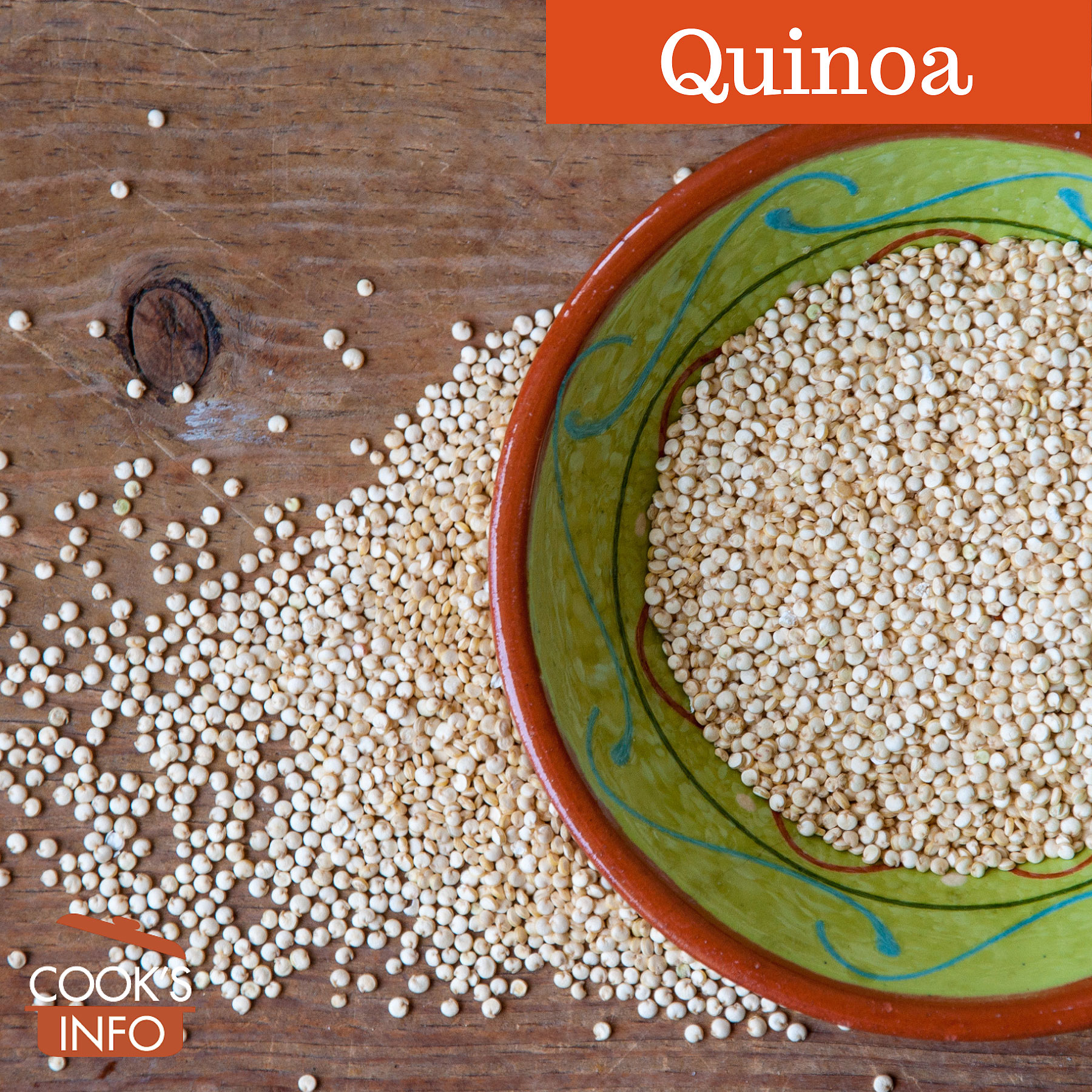 Quinoa seed in bowl