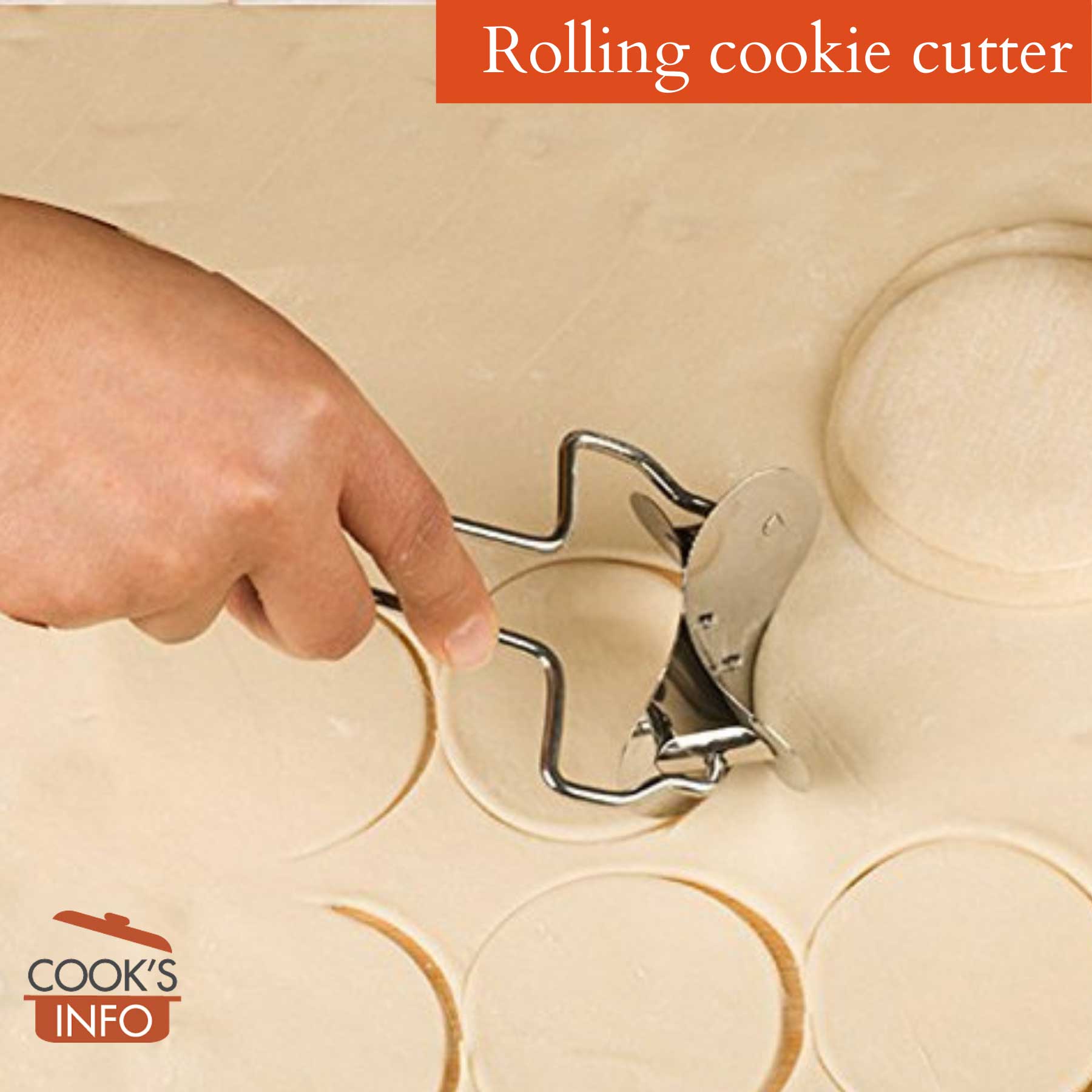 Rolling cookie / dough cutter