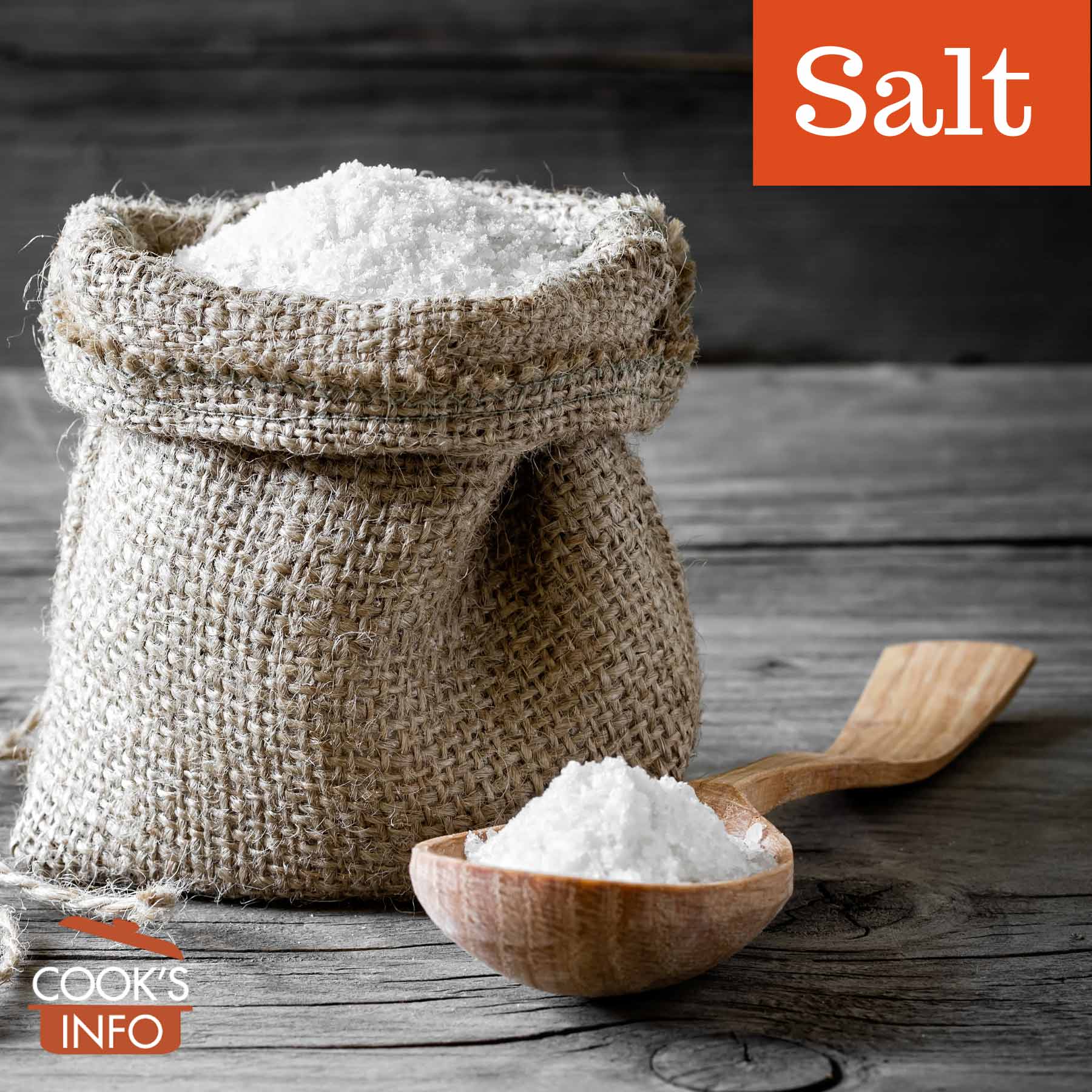 Bag of salt and spoonful of salt
