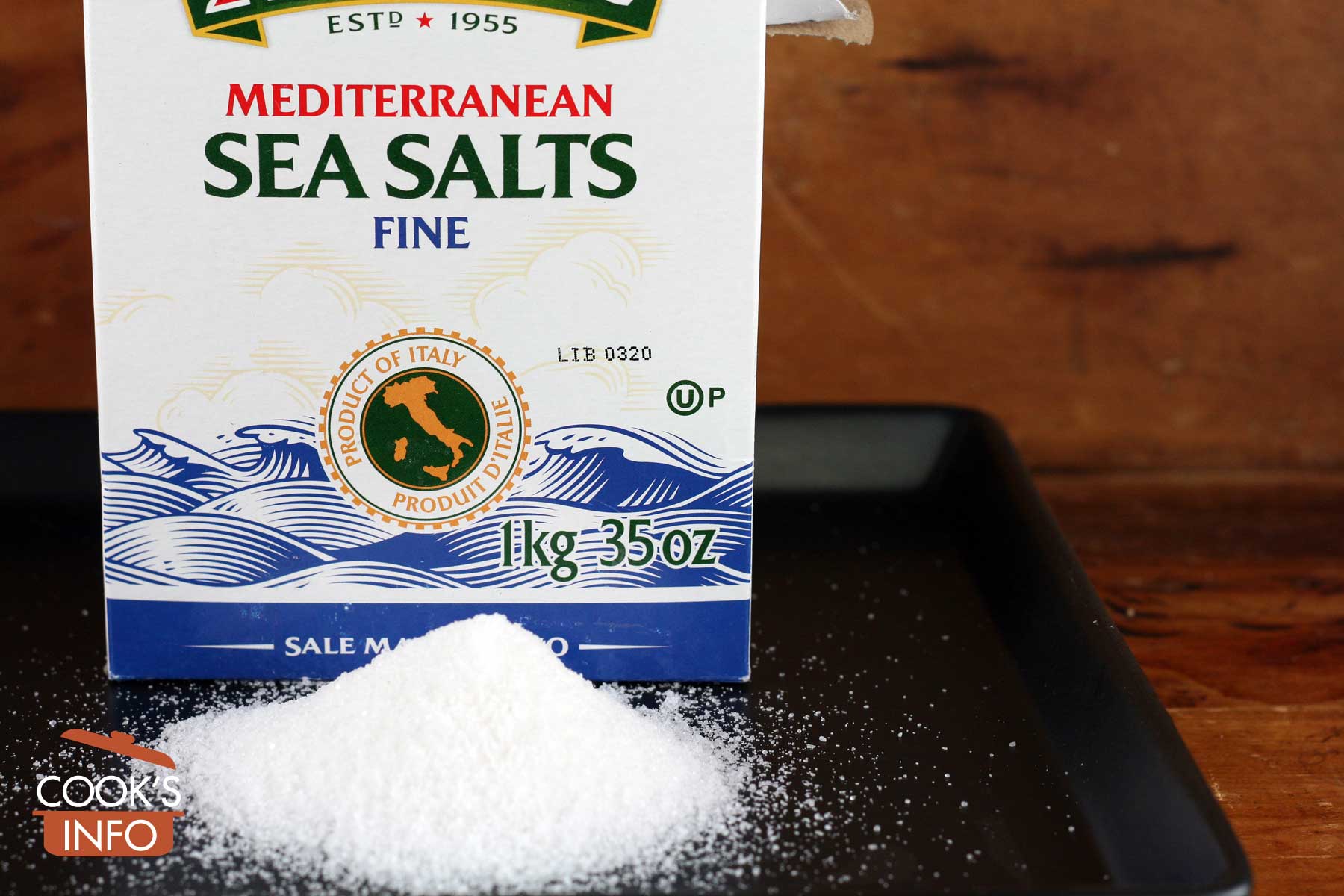 Standard sea salt for cooking