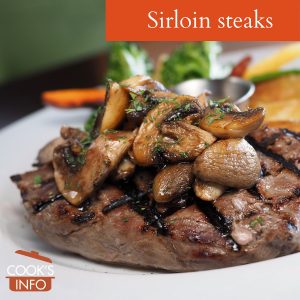 Boneless sirloin steak