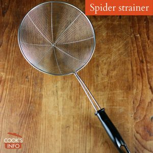 Spider strainer