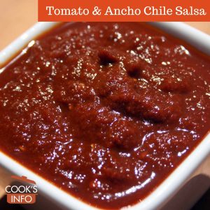 Tomato & Ancho Chile Salsa