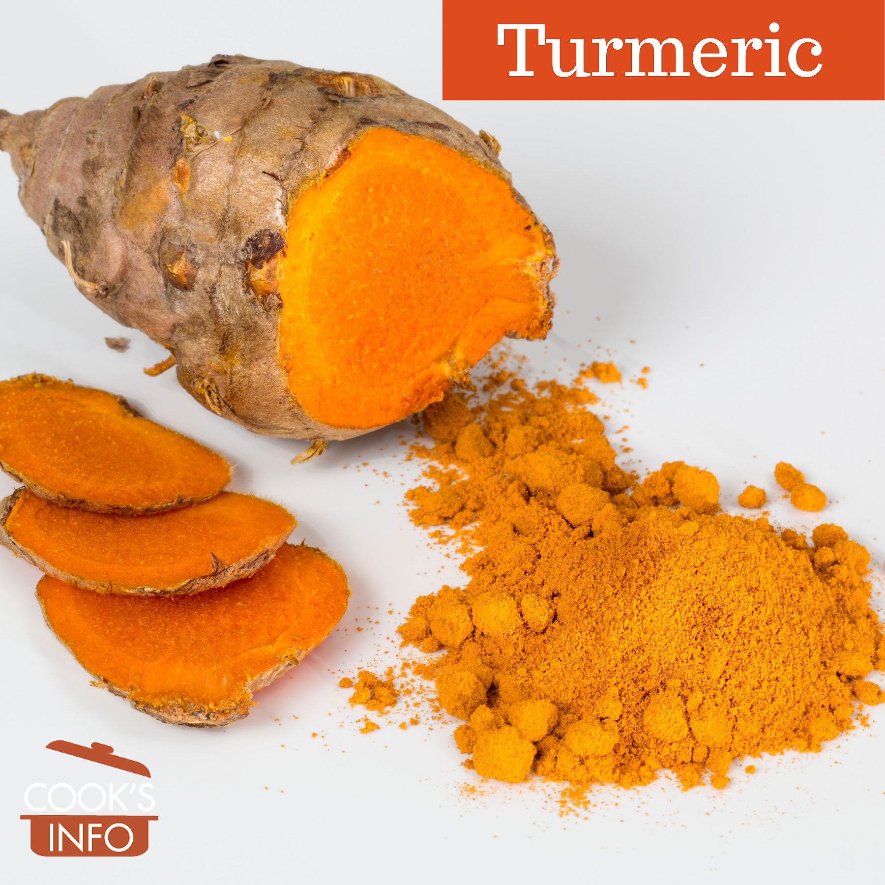 Turmeric, fresh and ground