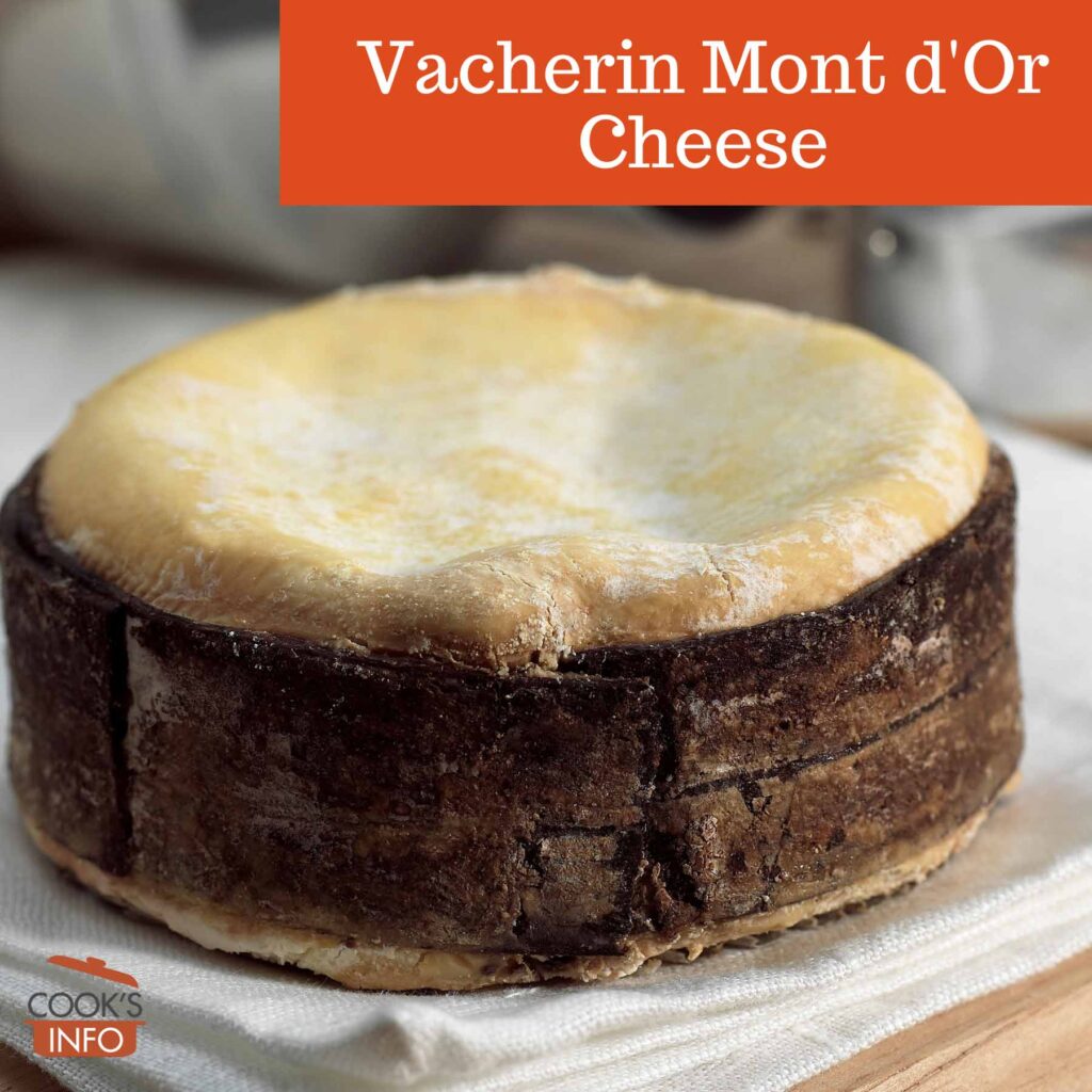 Vacherin Mont d'Or cheese in its casing