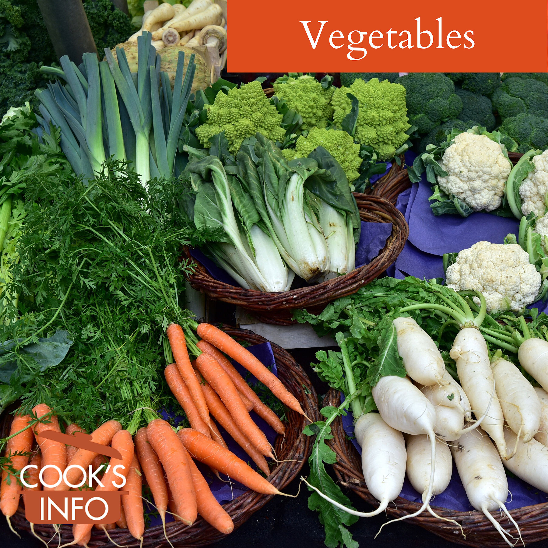 Vegetables at market