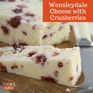 Wensleydale Cheese with Cranberries