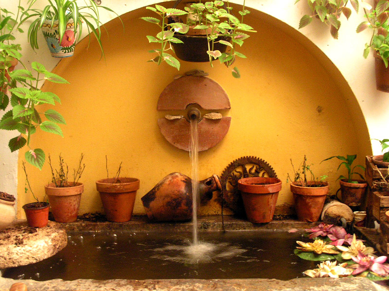Andalusian fountain.
