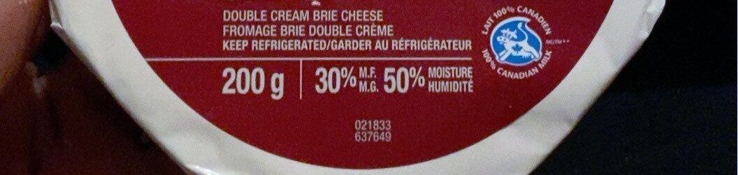 Double cream cheese label
